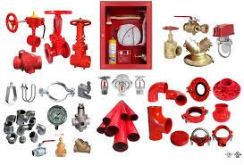 Conjunto de accesorios y componentes contra incendio